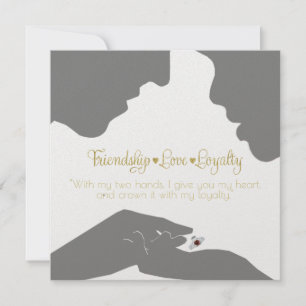 Reserve A Data Salve o Dia Claddagh Gold