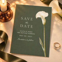 Salve o Dia do Casamento com Lírio de Cala Verde O
