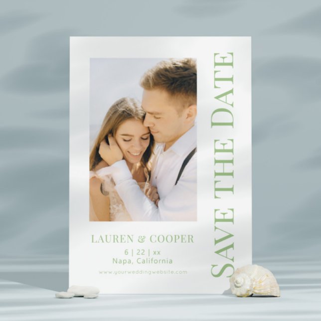 Reserve A Data Salve O Na moda Moderno Da Data Sage (Criador carregado)