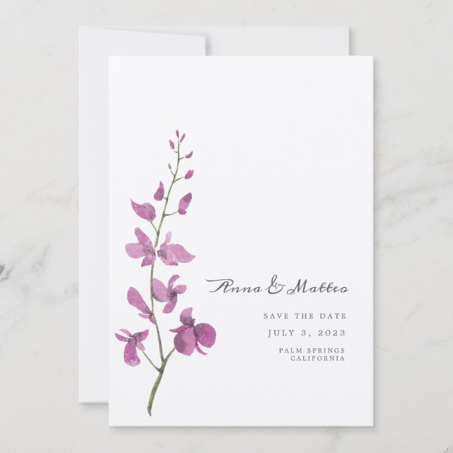 Reserve A Data Sangramento Floral Salvar A Data (Frente)