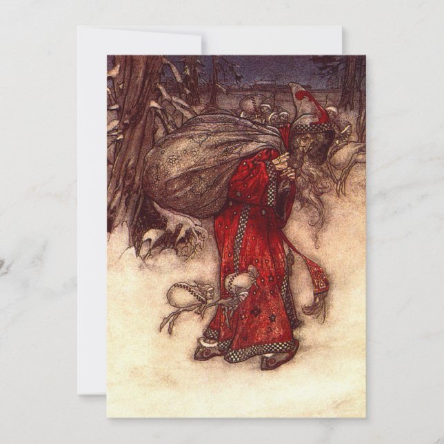 Reserve A Data Santa Claus Arthur Rackham (Frente)
