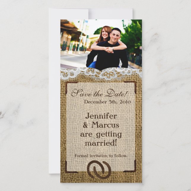 Reserve A Data Sapatos de cavalos de lançamento do Noivado 4x8 em (Frente)