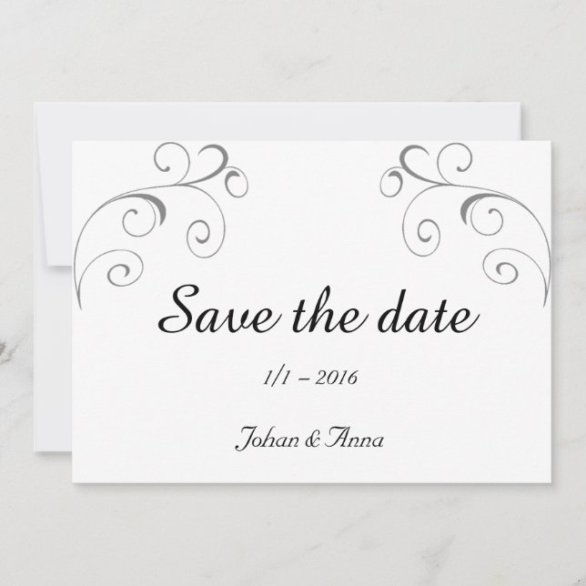 Reserve A Data Save the date (Frente)
