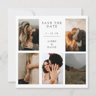 Reserve A Data Save the Date Card Customizable