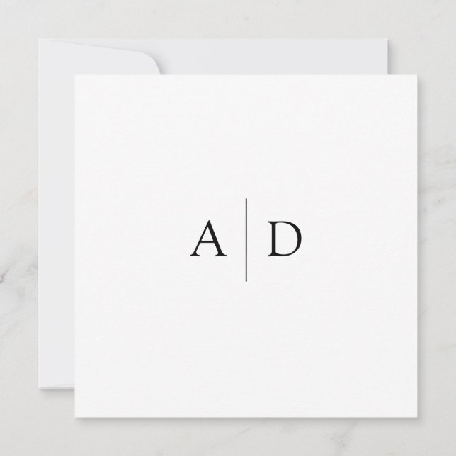 Reserve A Data Save the Date Card Customizable (Verso)