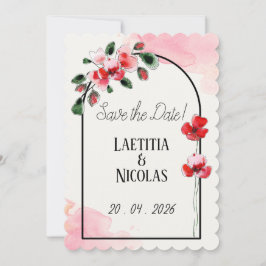 Reserve A Data Save the date "Coquelicots"