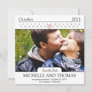 Reserve A Data Save the Date Moderno