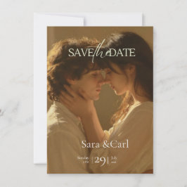 Reserve A Data Save The Date Wedding Invitation | Romantic