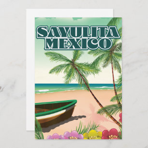Reserve A Data Sayulita Mexico Beach poster