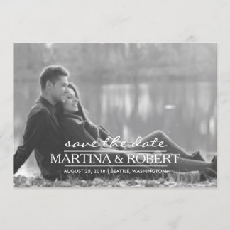 Reserve A Data Script branco manuscrito Salvar a foto de data