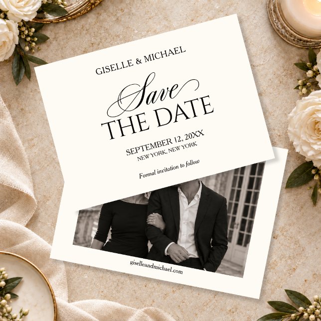 Reserve A Data Script de Foto de Casamento com Dinheiro Antigo Sa (Criador carregado)