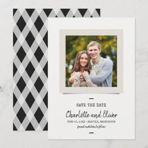 Reserve A Data Script e Máquina de Escrever Foto Salvar a Data