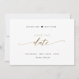 Reserve A Data Script Elegante, Casamento Simples de Carimbo Salv