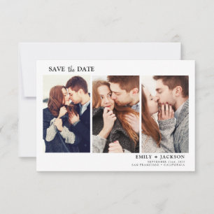 Reserve A Data Script Na moda Modern Salve a data três Foto