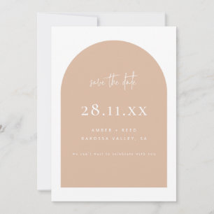 Reserve A Data Script Rosa Terrazzo, Retro Arch Moderno
