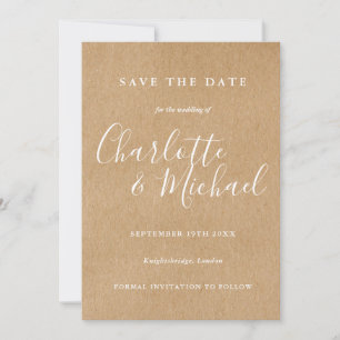 Reserve A Data Scripts Rustic Signature Weding the Date Card