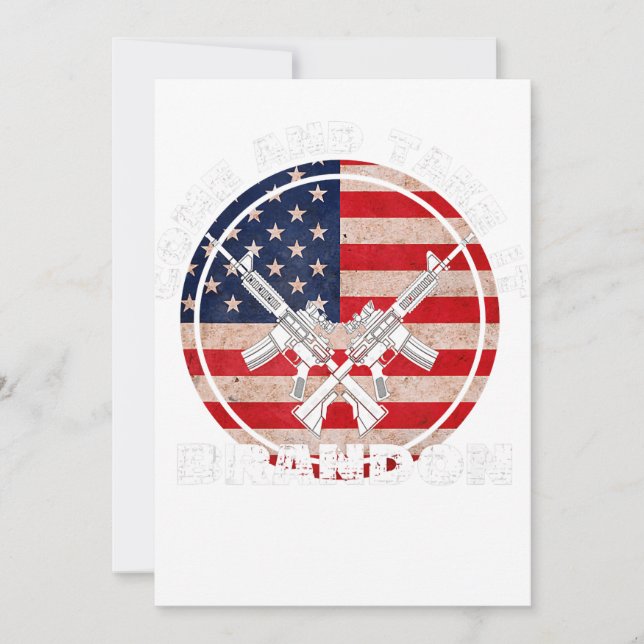 Reserve A Data segundo Alteração Direitos De Arma Vêm E Tomam Bra (Frente)