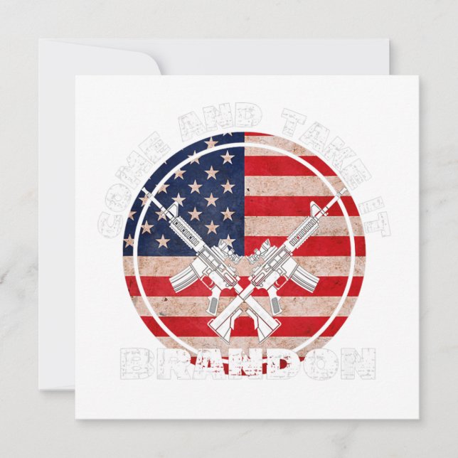 Reserve A Data segundo Alteração Direitos De Arma Vêm E Tomam Bra (Frente)