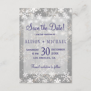 Reserve A Data Semáforos cristalinos de neve salvam data casament