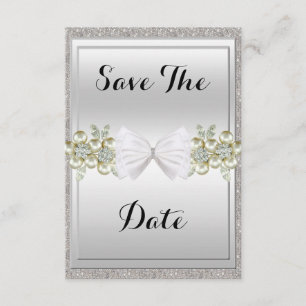 Reserve A Data Sequins & Floral Gems Glitter Arco Salvar a data