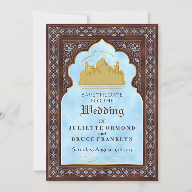 Reserve A Data Sétimo Céu - Salve A Ficha De Data (Frente)