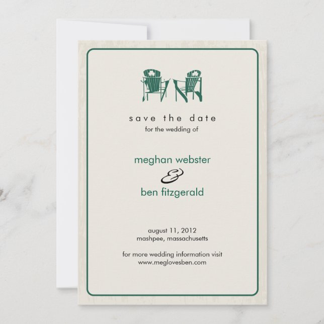 Reserve A Data Shamrock Adirondack Chairs Salvem a Data (Frente)