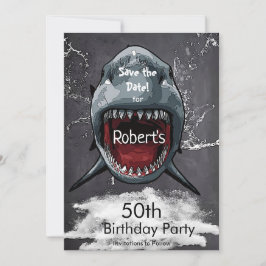 Reserve A Data Shark Birthday Salvar a Data do Ataque aos Tubarõe