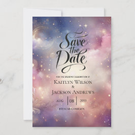 Reserve A Data Shimmering Celestial Stardust Skies Casamento