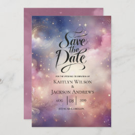 Reserve A Data Shimmering Celestial Stardust Skies Casamento