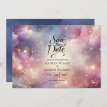 Shimmering Celestial Stardust Skies Casamento