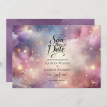 Shimmering Celestial Stardust Skies Casamento