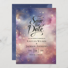 Reserve A Data Shimmering Celestial Stardust Skies Casamento