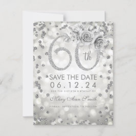 Reserve A Data Silver 60º Aniversário das Luzes de Vidro Salva a