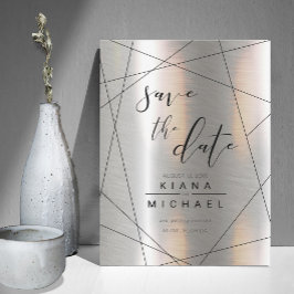 Reserve A Data Silver Geométrico Metálico/Black ID648