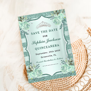 Reserve A Data Silver Royal Green Quinceanera