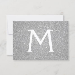 Reserve A Data Silver Sparkle Glitter Quinceanera Salve a Data