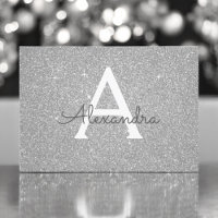 Silver Sparkle Glitter Sweet 16 Salve a data