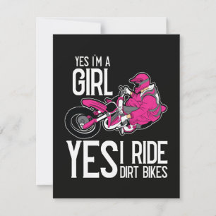 Reserve A Data Sim, eu sou uma garota Sim, eu ando de moto de ter