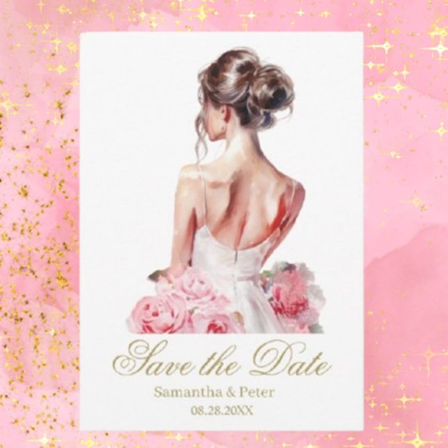 Reserve A Data  Simple Elegant Wedding Save The Date (Announce your special day with a simple, elegant wedding save the date.  )