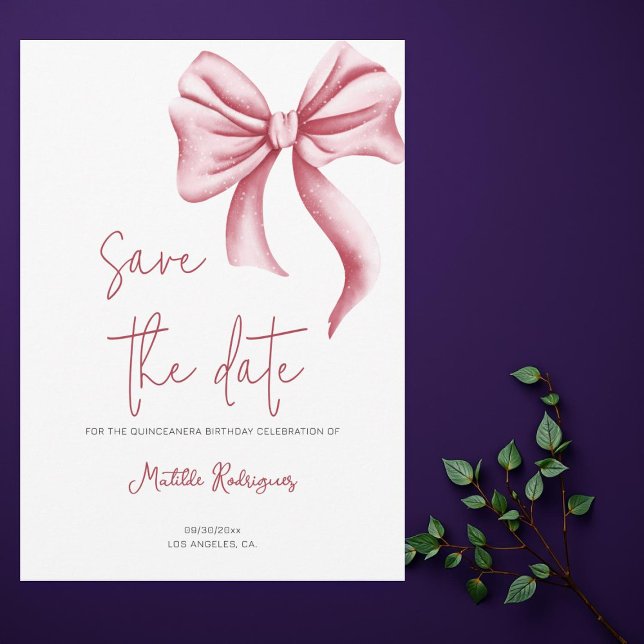 Reserve A Data Simples Arco Rosa, Quinceañera (Criador carregado)