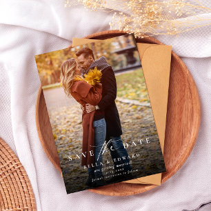 Reserve A Data Simples Casamento de Fotografia da Tipografia Eleg