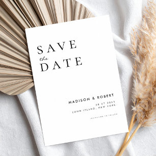 Reserve A Data Simples Casamento Moderno Salve a Data