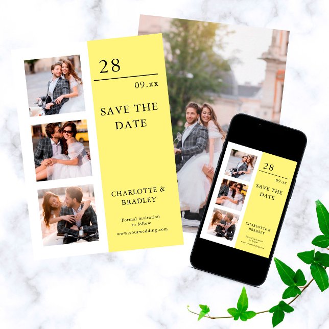 Reserve A Data Simples Casamento Salve A Foto Da Data (Criador carregado)