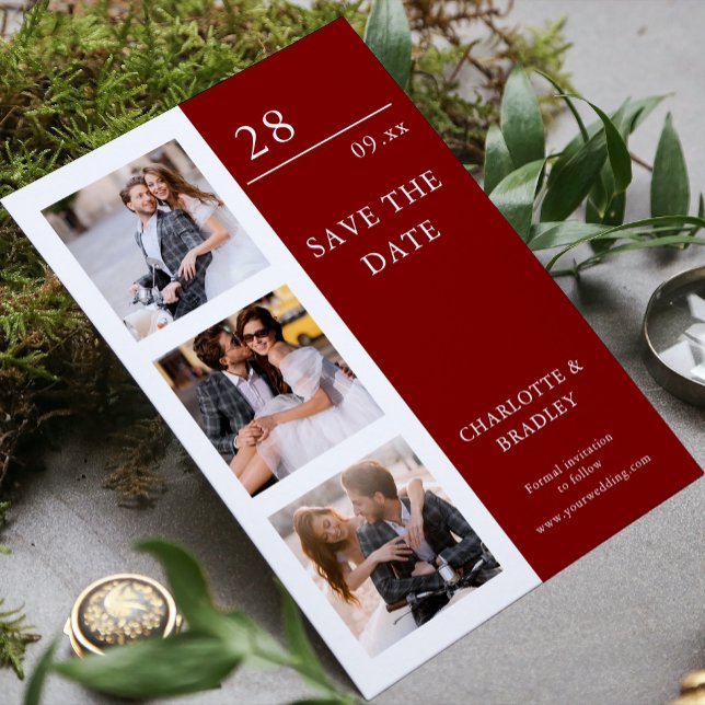 Reserve A Data Simples Casamento Salve A Foto Da Data (Criador carregado)