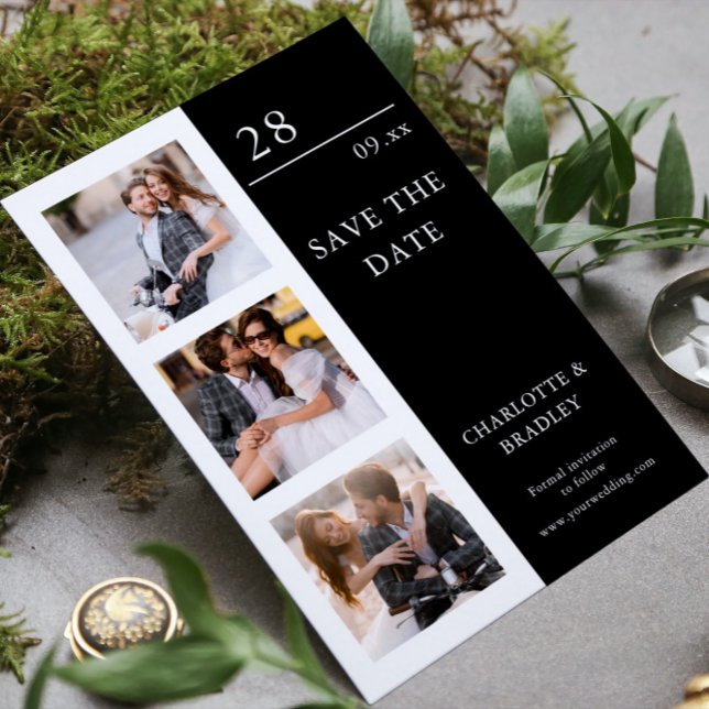 Reserve A Data Simples Casamento Salve A Foto Da Data (Criador carregado)