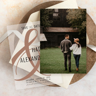 Reserve A Data Simples e Moderno Casamento de Foto Sublay do MOCH