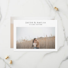 Simples Elegante Minimalista Foto Casamento