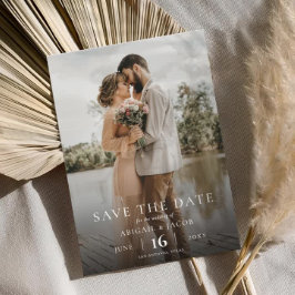 Reserve A Data Simples Elegante Moderno Foto Casamento Salve a Da