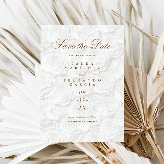 Reserve A Data Simples Florais Casamento Salve A Data (Criador carregado)