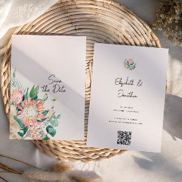 Reserve A Data Simples Floral Eucalipto Grama Pampas Protea